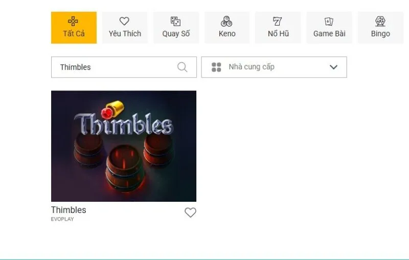 Luật chơi Thimbles chi tiết cho người mới