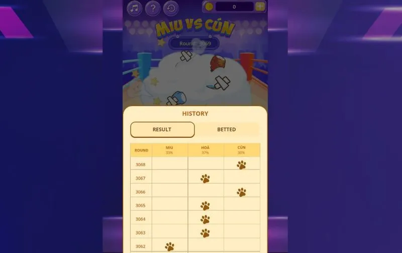 Luật chơi đơn giản, dễ tiếp cận Miu vs Cún